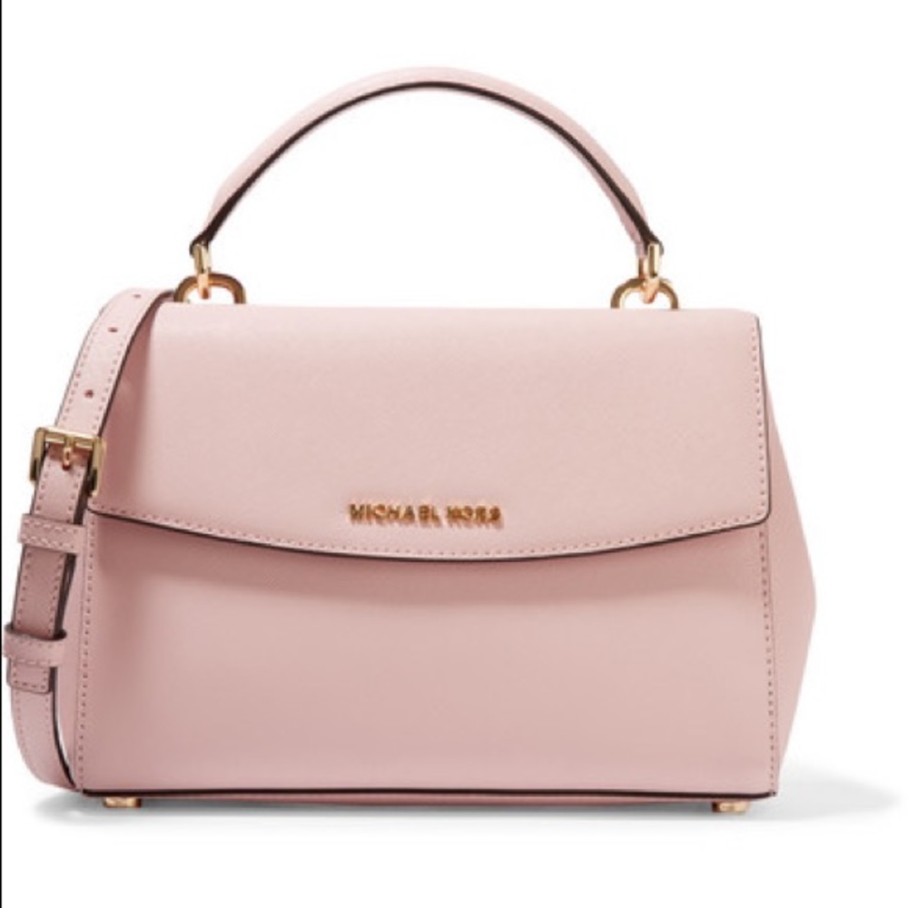 MICHAEL KORS — Ava Cross Body Textured-Leather Bag